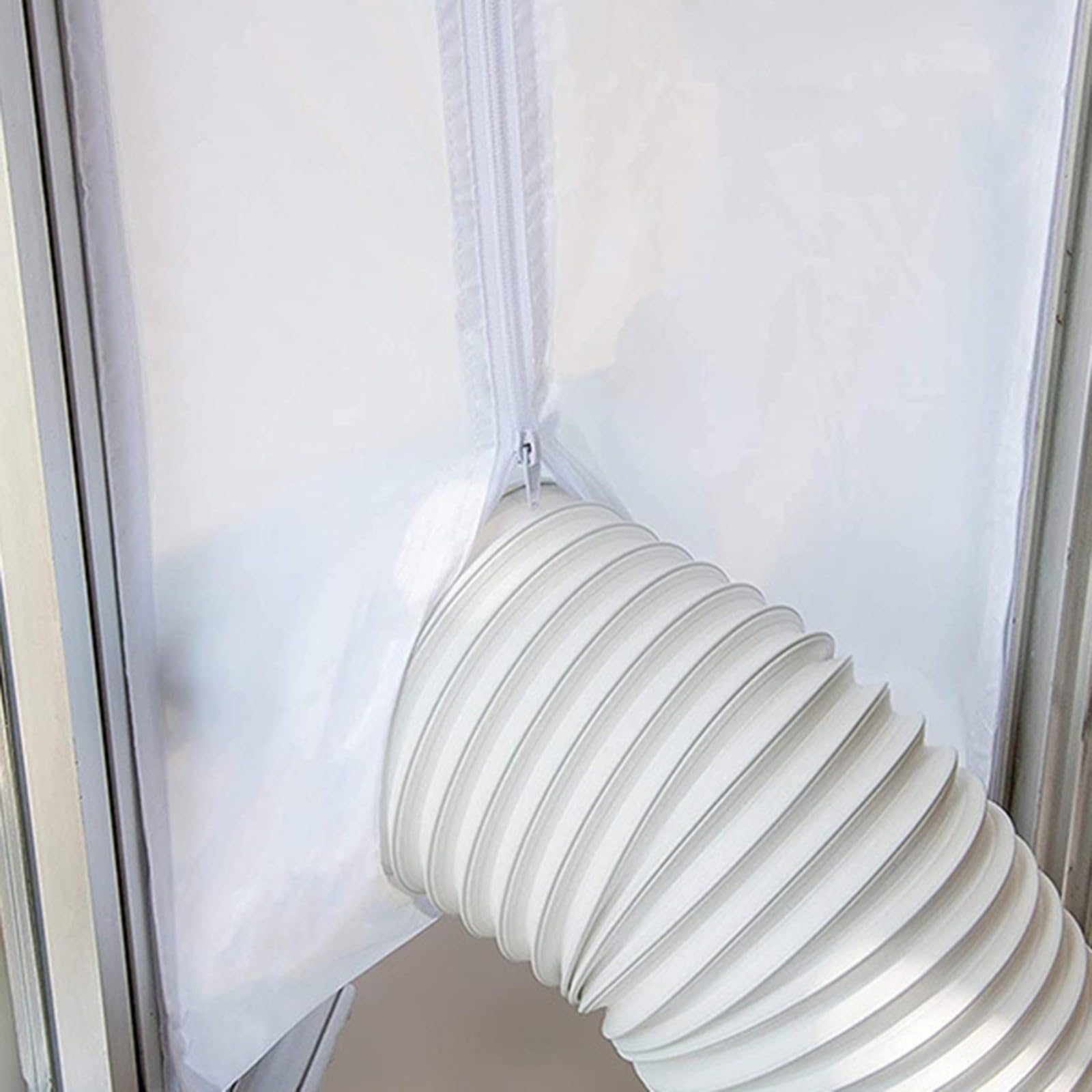 Kit di guarnizioni per condizionatore d'aria portatile, panno isolante da 500 cm, per battente per finestre, striscia di tenuta CA lavabile per bloccare l'aria calda e migliorare l'energia