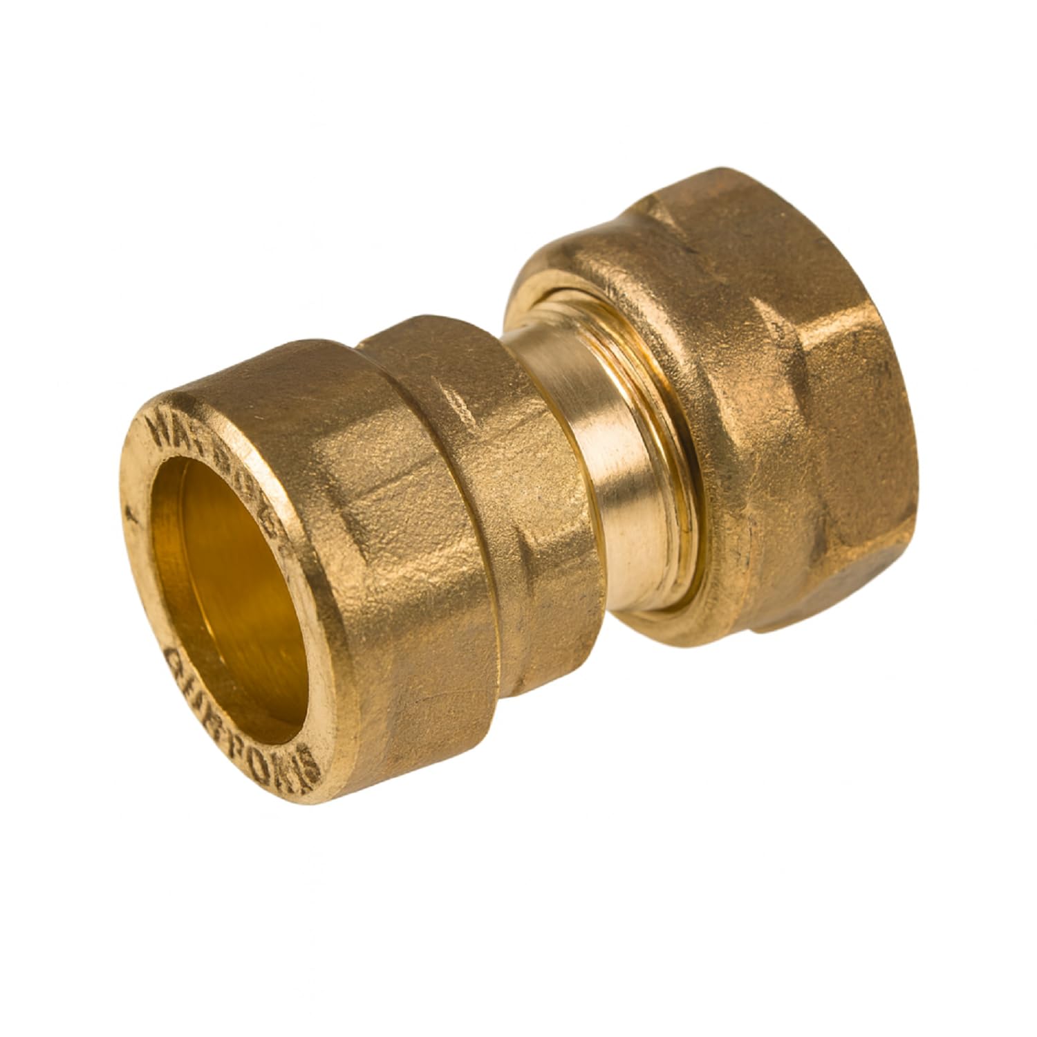 2X Westco 15mm x 1/2" Straight Tap Connector J604 (DZR) – Brass Compression Fitting, Durable & Corrosion Resistant