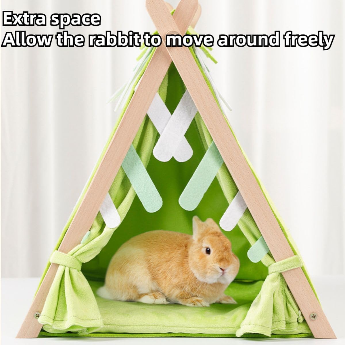 Rabbit Hideout, Small Animal Houses and Habitats, Guinea Pig Tent Tunnel Cages for Guinea Pigs, Hamster, Rats, Bunny and Other Small Animals, Rabbit Cages Accessories