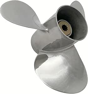Boat Propeller 9 1/4x10 For Suzuki Outboard 9.9-15HP Stainless Steel 10 Tooth OEM NO:58100-93733