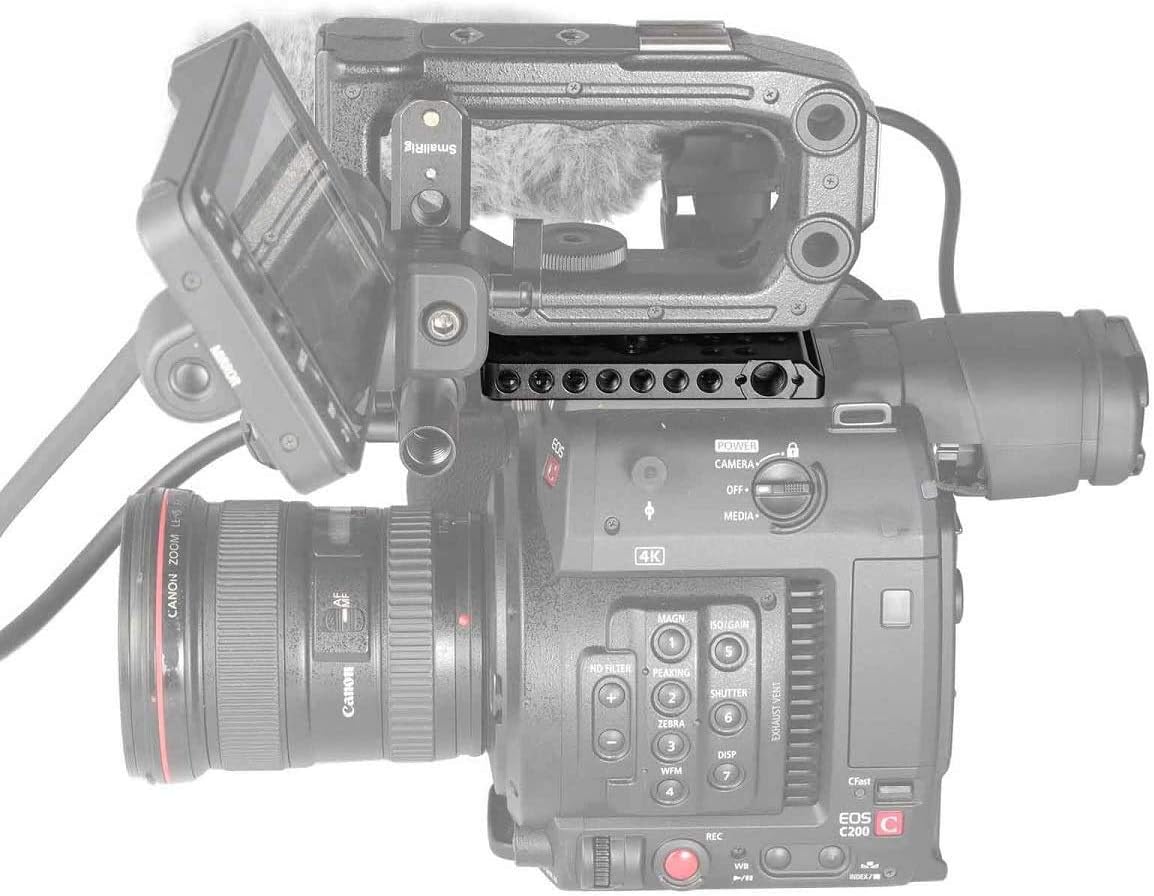 Get Special Price SmallRig Top Plate for Canon C200 Camera with Locating Points for ARRI Standard - 2056