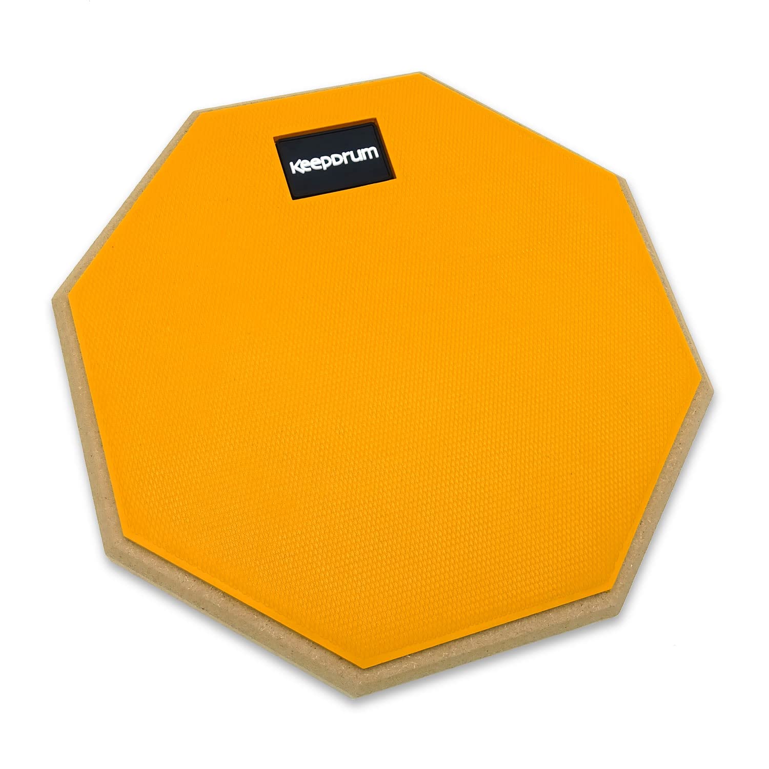 keepdrum DPOR8 Übungspad Practice Pad Orange 8 Zoll + Pad-Stativ