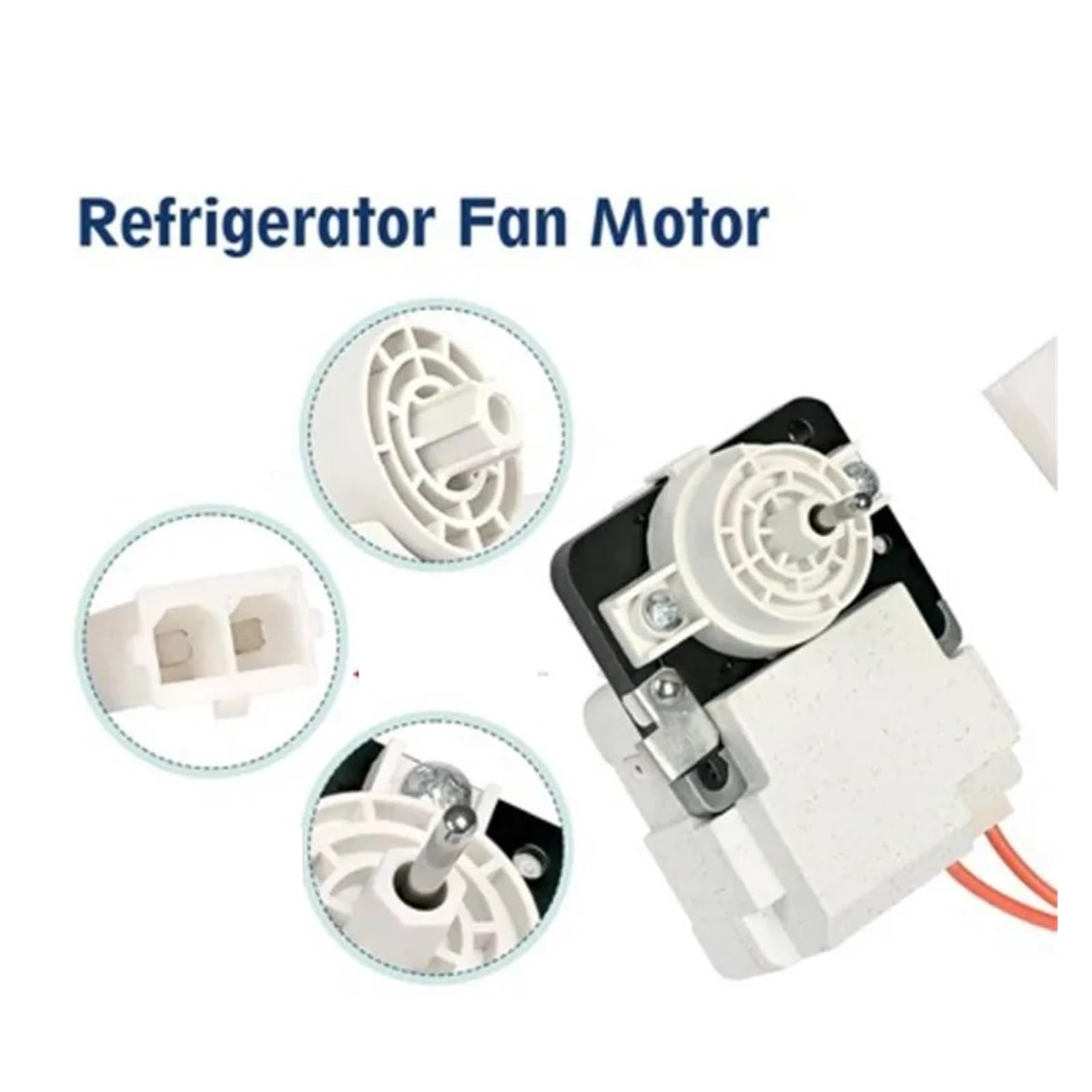 Motor De Ventilador De Refrigerador, Ventilador Evaporador De Repuesto De 120V, Compatible Con Whirlpool, W10464673, AP6022376, PS11746841 WPW10464673