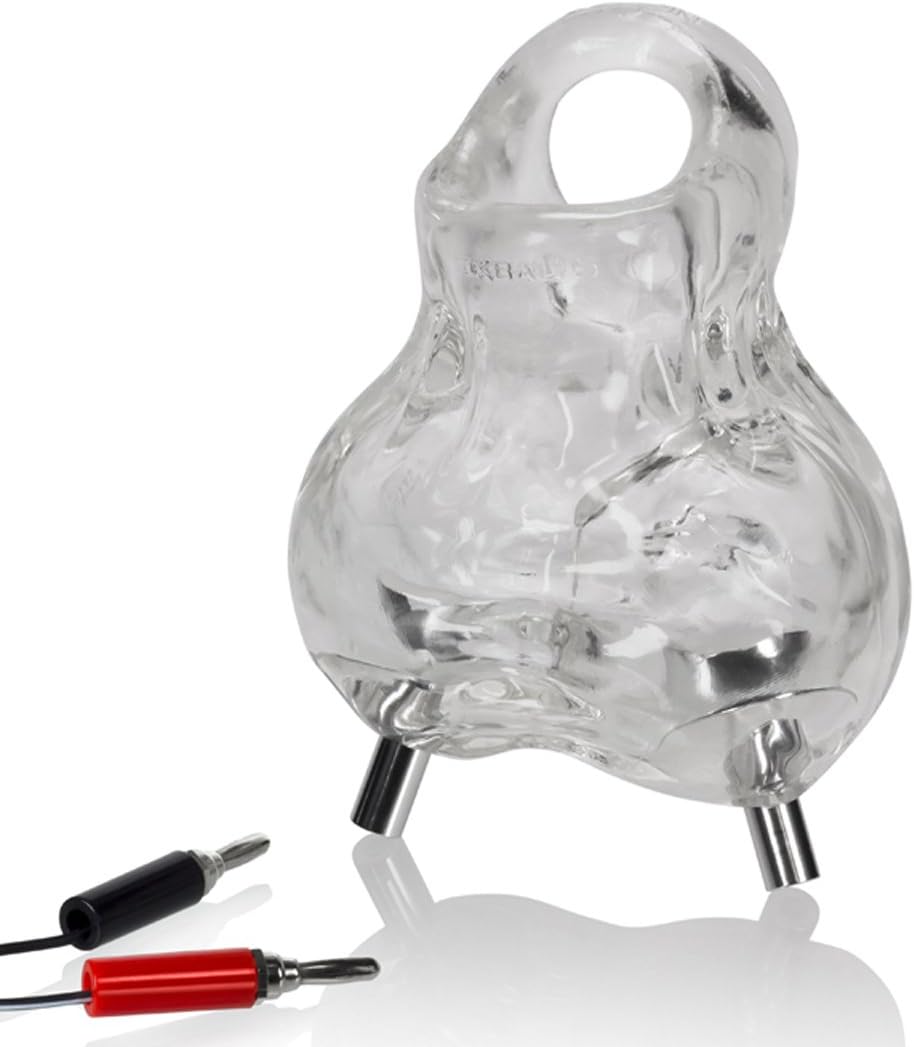 Oxballs 4mm Electro Nutter Ballsack, Clear, 172 Gram