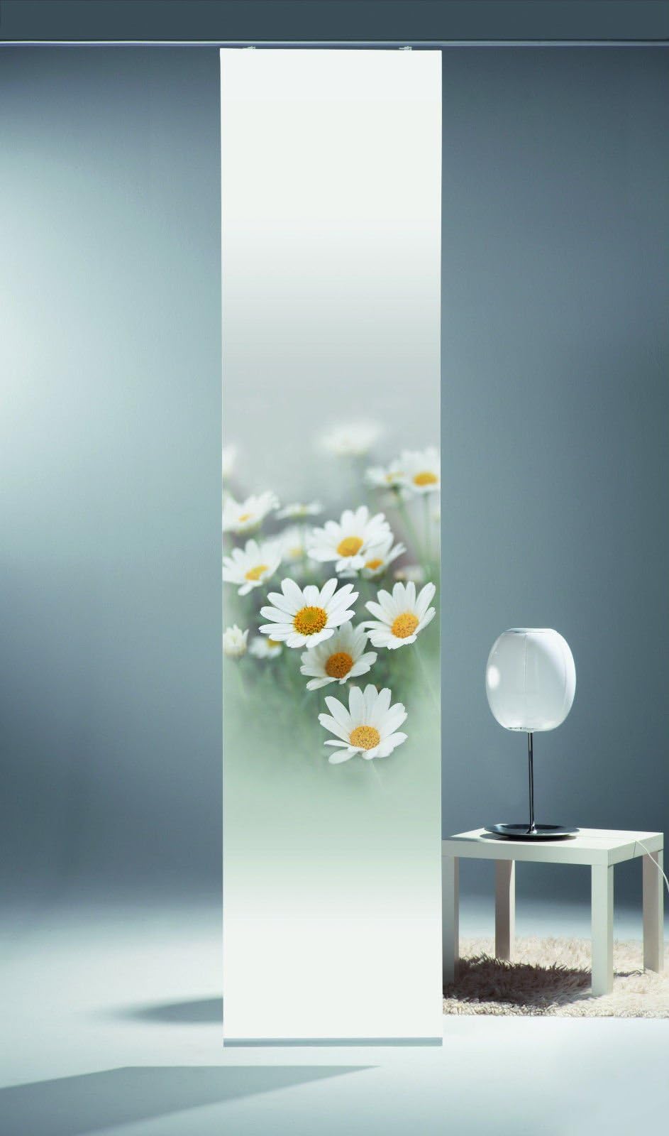 Startex Panel Curtain Polyester Grey/Yellow 260 x 60 cm