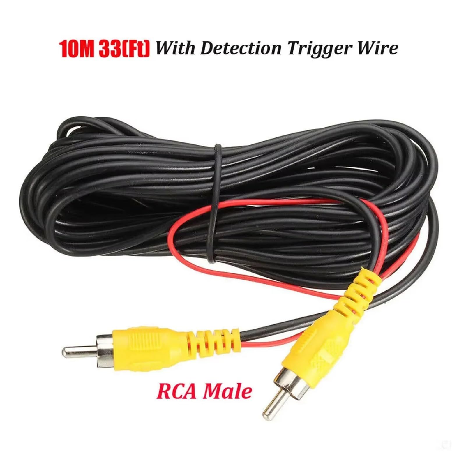 Cámara Trasera Camara Cámara Visión Nocturna Infrarroja 12-24 V Autocaravana Camión Autobús Furgoneta Coche Monitor Visión Trasera 7 Pulgadas Cable AV 10 M(Monitor Only)