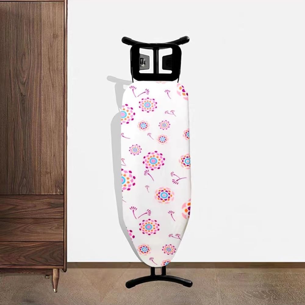 13x36 Inch Ironing Board Cover Pad, Cotton Ironing Board Replacement Cover, Adjustable Iron Pad Covers Durable Scorch and Staining(Dandelion)