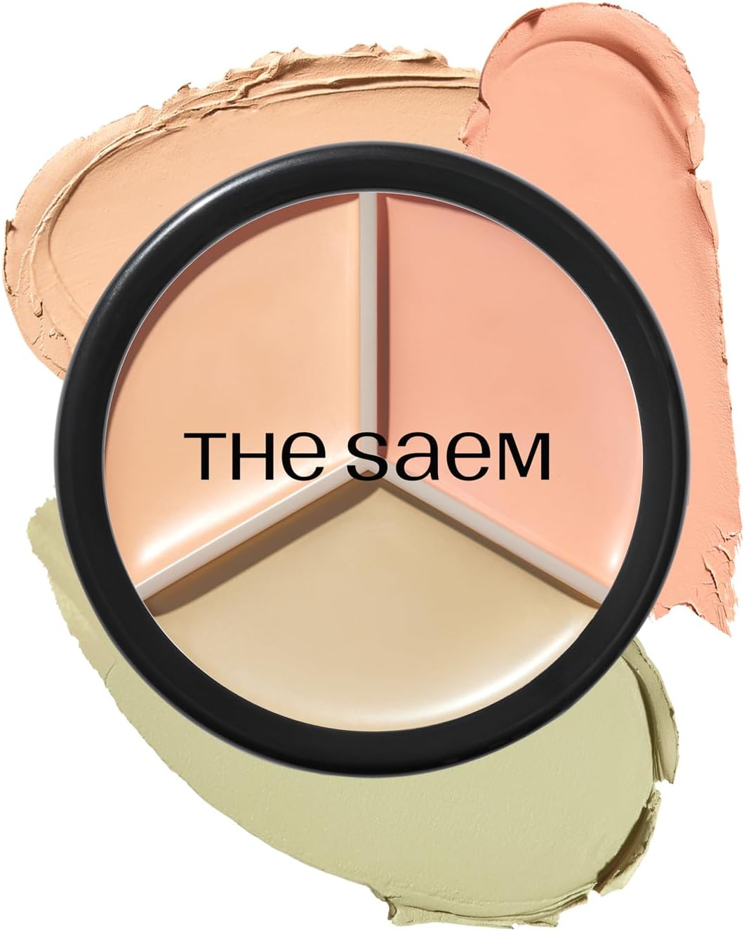 SAEM 03 Correct Up 3-Tone Concealer for Light and Light Skin, 3 Colours, Covers Blemishes, Spots, Dark Circles and Redness