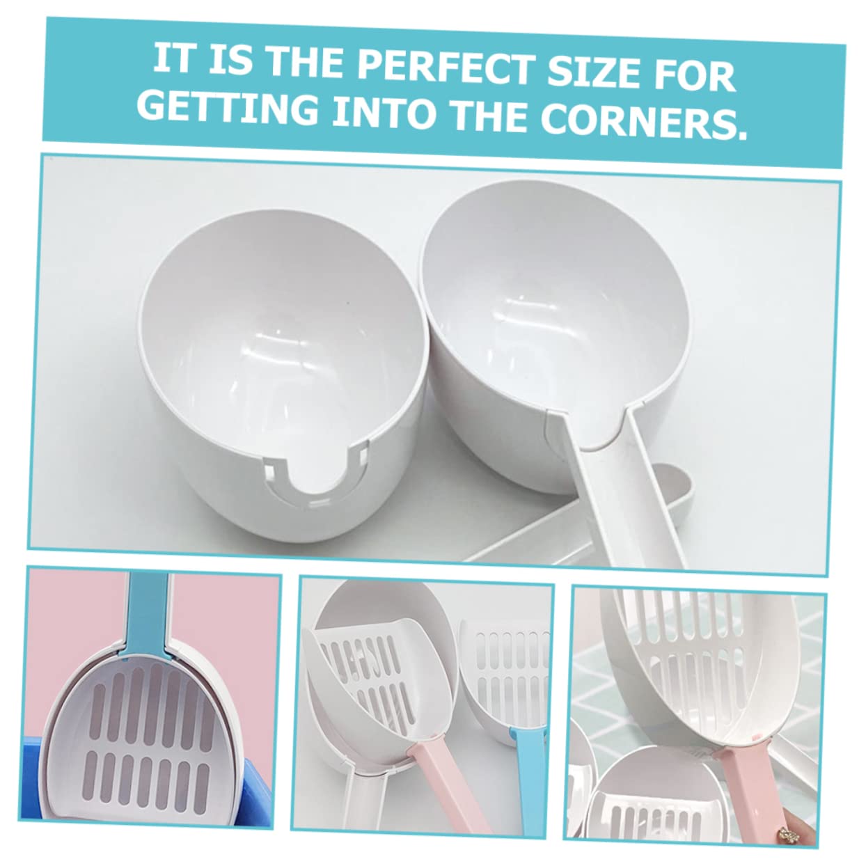5 palas para arena de gatos, pala para excrementos de gatos, soporte para pala para arena, pala para limpiar arena, pala para excrementos de gatitos, pala para arena con soporte, pala para arena con