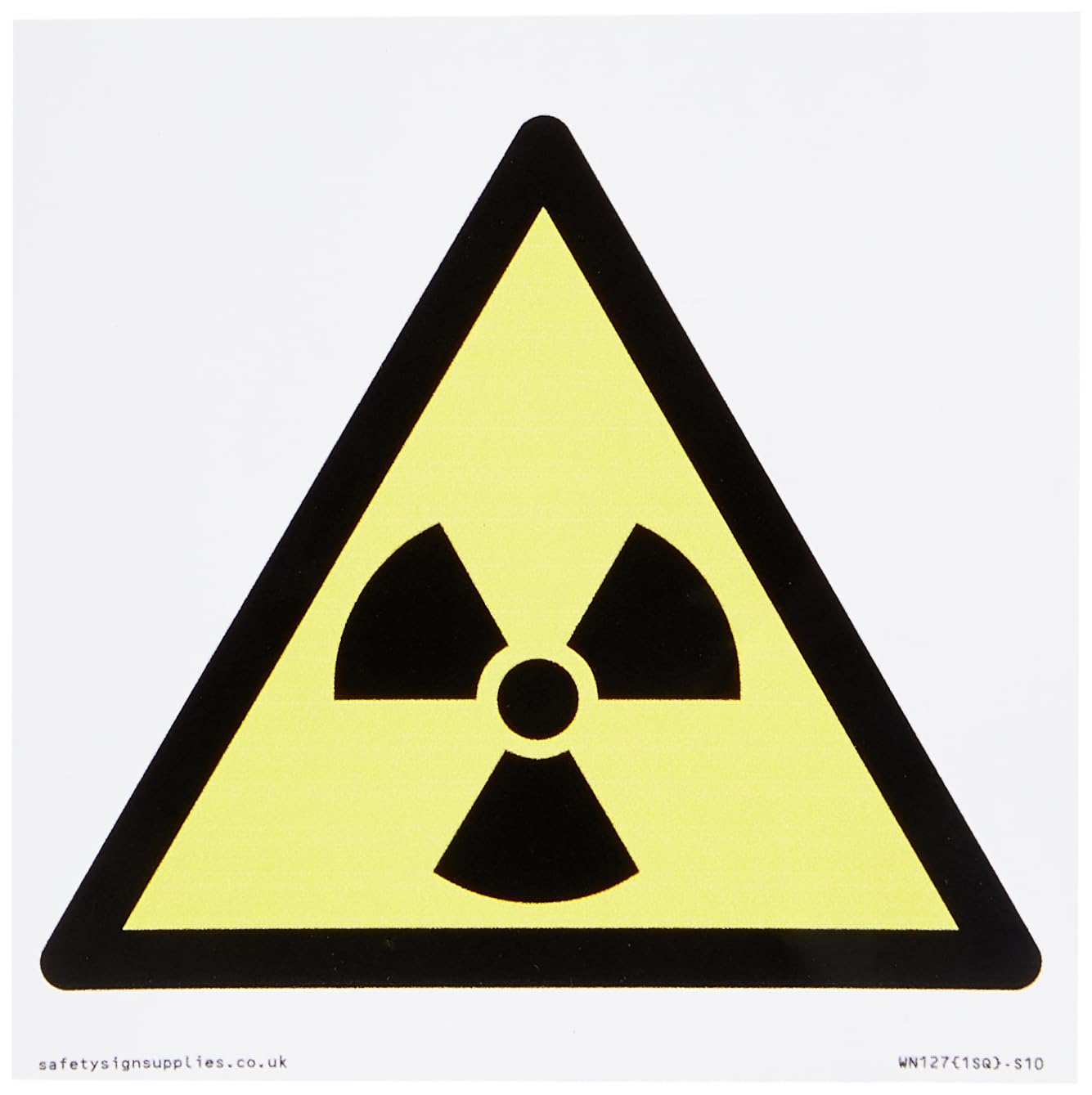 Viking Signs W003 Warning: Radioactive material or ionizing radiation ...