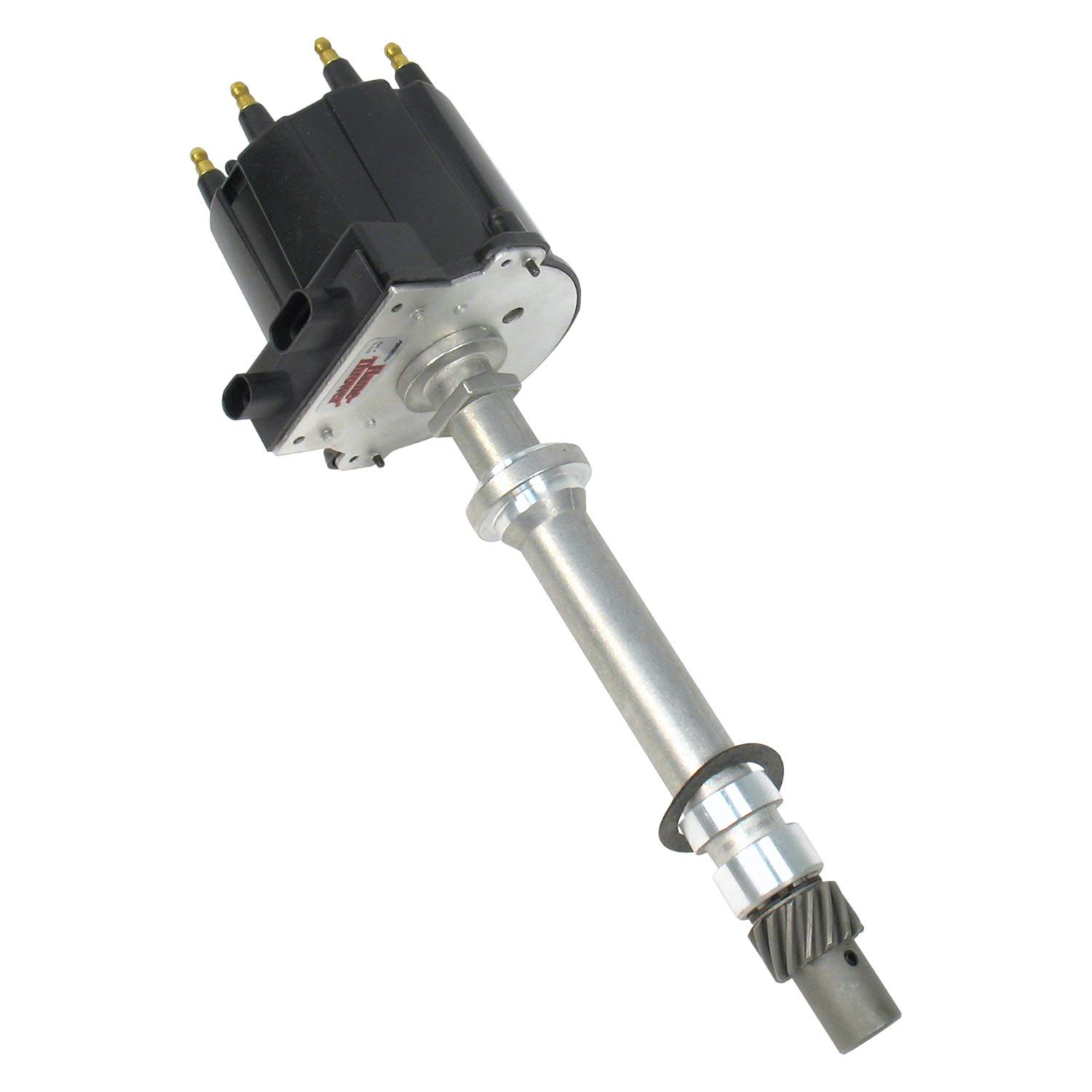 Pertronix D1020 Flame-Thrower Black Cap Distributor HEI/EST for Chevrolet Small Block/Big Block