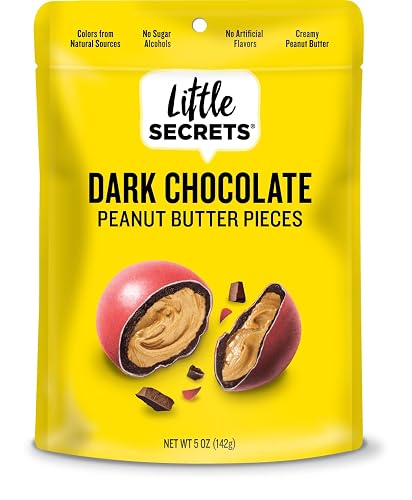 Little Secrets Dark Chocolate Peanut Butter Chocolate Pieces | Resealable