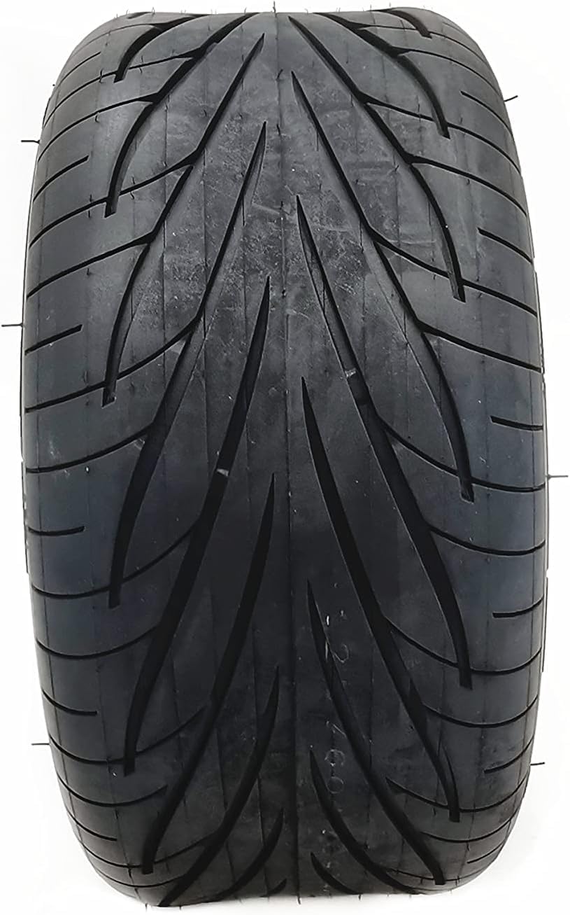 Close-up of tire tread pattern