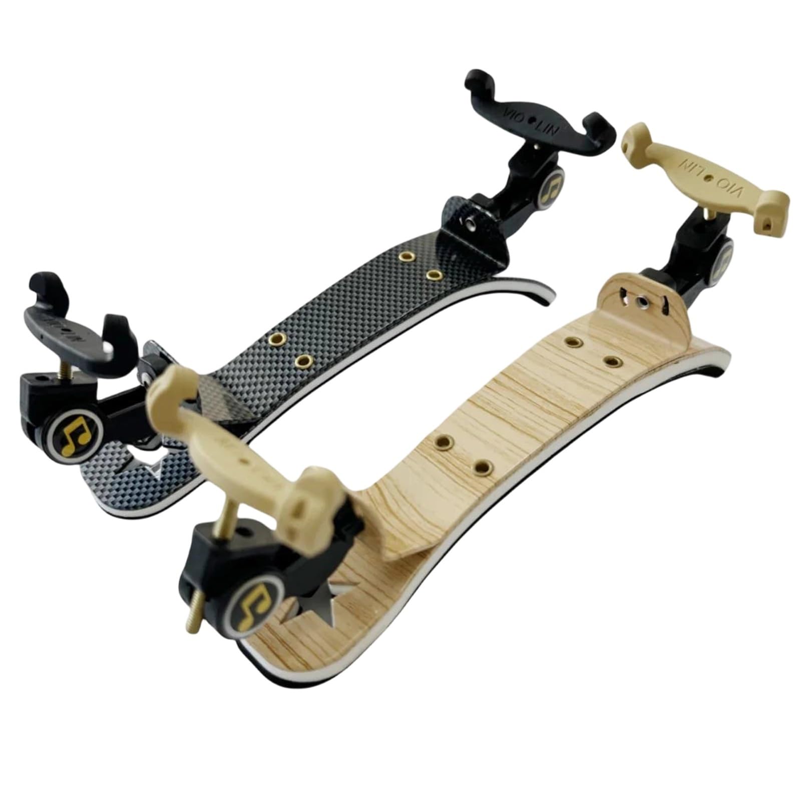 4/4 Poggiaspalla per violino 1/2 3/4 Parti accessorie per cuscinetti per artigli in gel di silice durevoli professionali parti di violino | Poggiaspalla per violino(1-2Black)