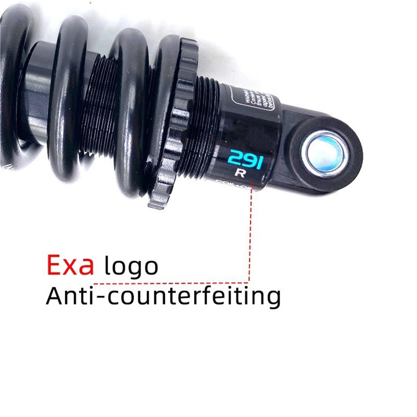 suspensión neumática trasera amortiguadores Amortiguador Bicicleta 125 150Mm Ajustable Amortiguadores Traseros Descenso DH CX MTB Scooter Eléctrico Motocicletas Exa Forma KS 291 R(165mm-24-24-850lbs)