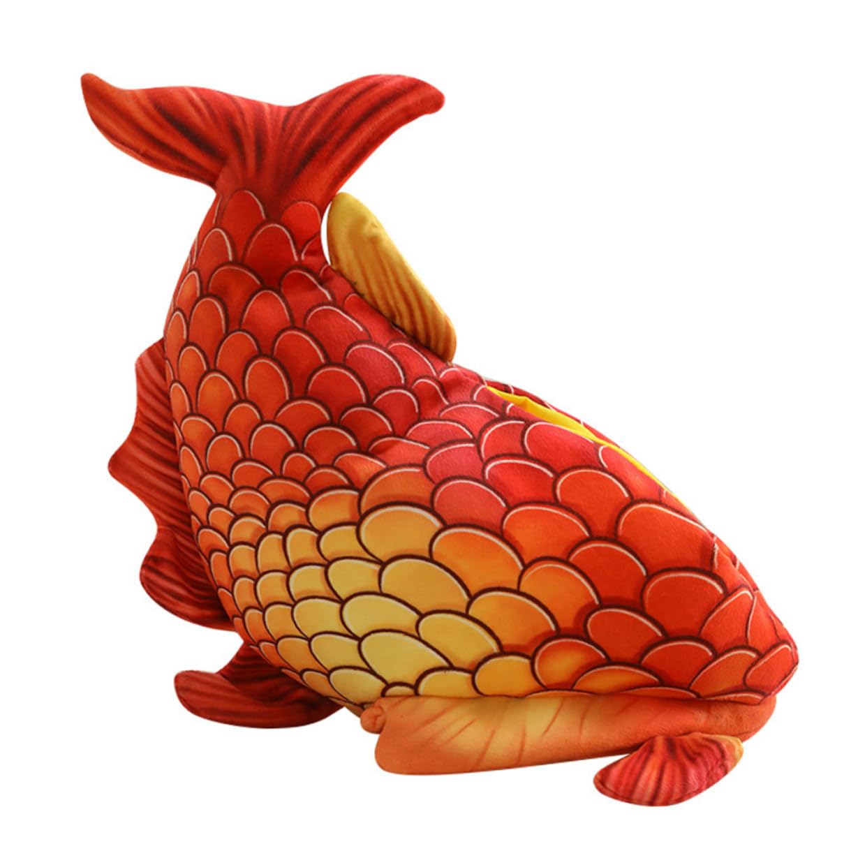 Gatuida Gorro Divertido de Halloween para Disfraz Diseño de Pez Rojo Accesorio para Actuaciones y Fiestas Temáticas Material Cómodo y Fácil de Limpiar