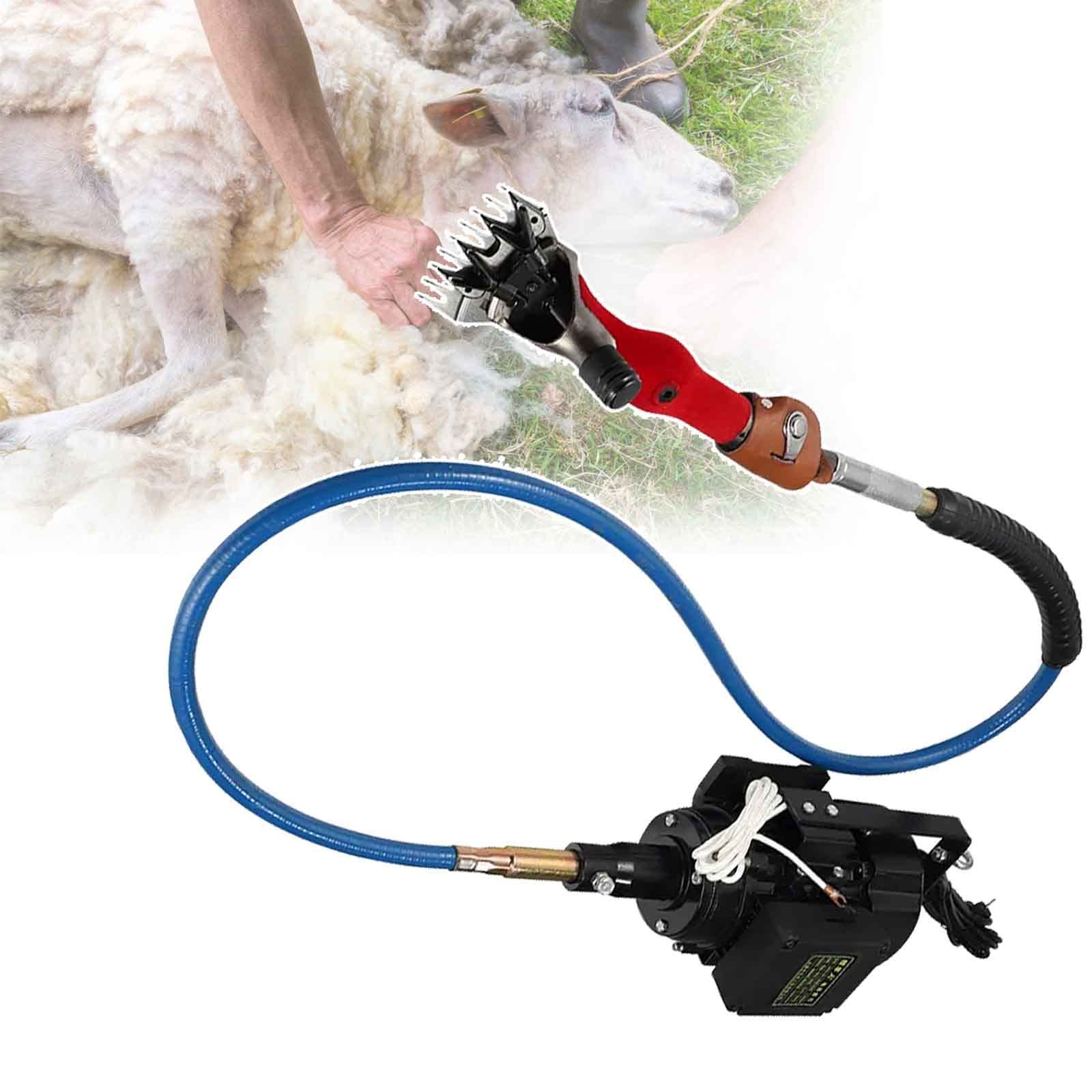 Esquiladora Ovejas 690W Profesional Máquina Esquiladora Eléctrica para Oveja con Eje Flexible, SeparacióN del Motor, cortadora de Pelo eléctrica para Cabras, Llama, Alpaca,Standard