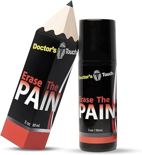 Médicos Touch Borrar el dolor Roll On alivio del dolor de acción rápida para músculos, nervios y articulaciones Solución tópica para todas las