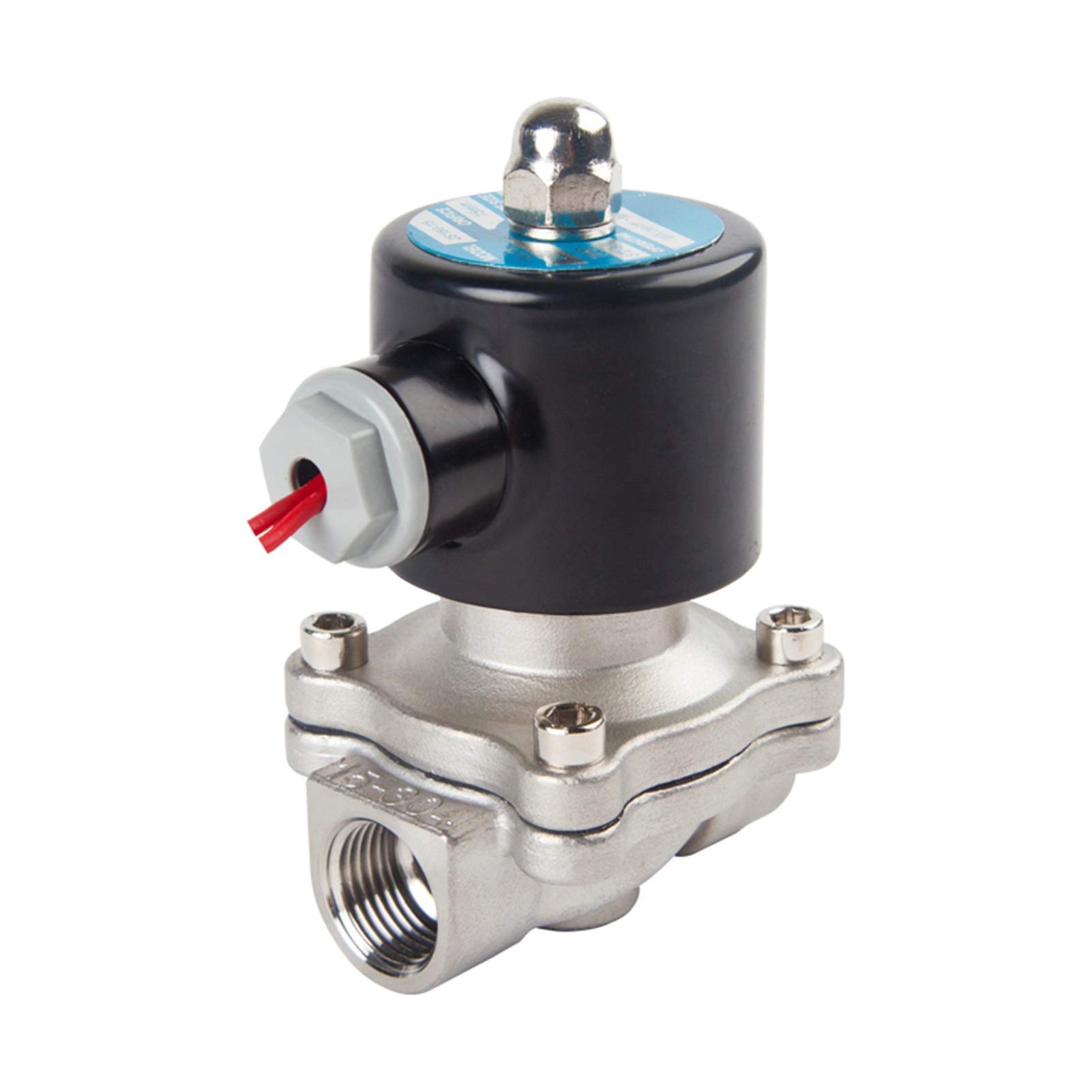 Électrovanne 1/4 inox DN8 normalement fermée durable contre la corrosion