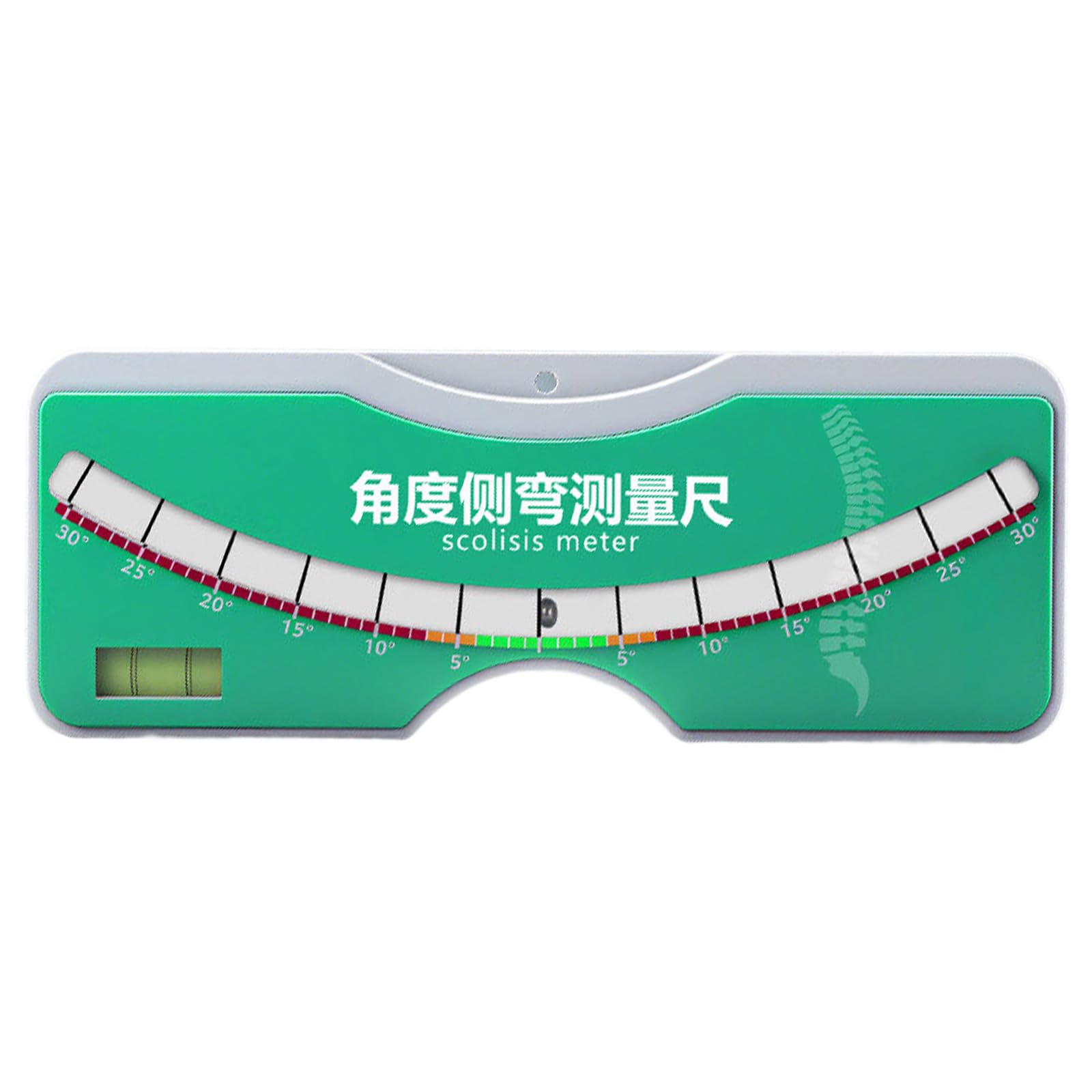 2 Portable Spinal Deformity Gauge Lightweight Design 30° Accuracy Built-in Bubble for Home Alignment Scoliosis Measurement Gauges
