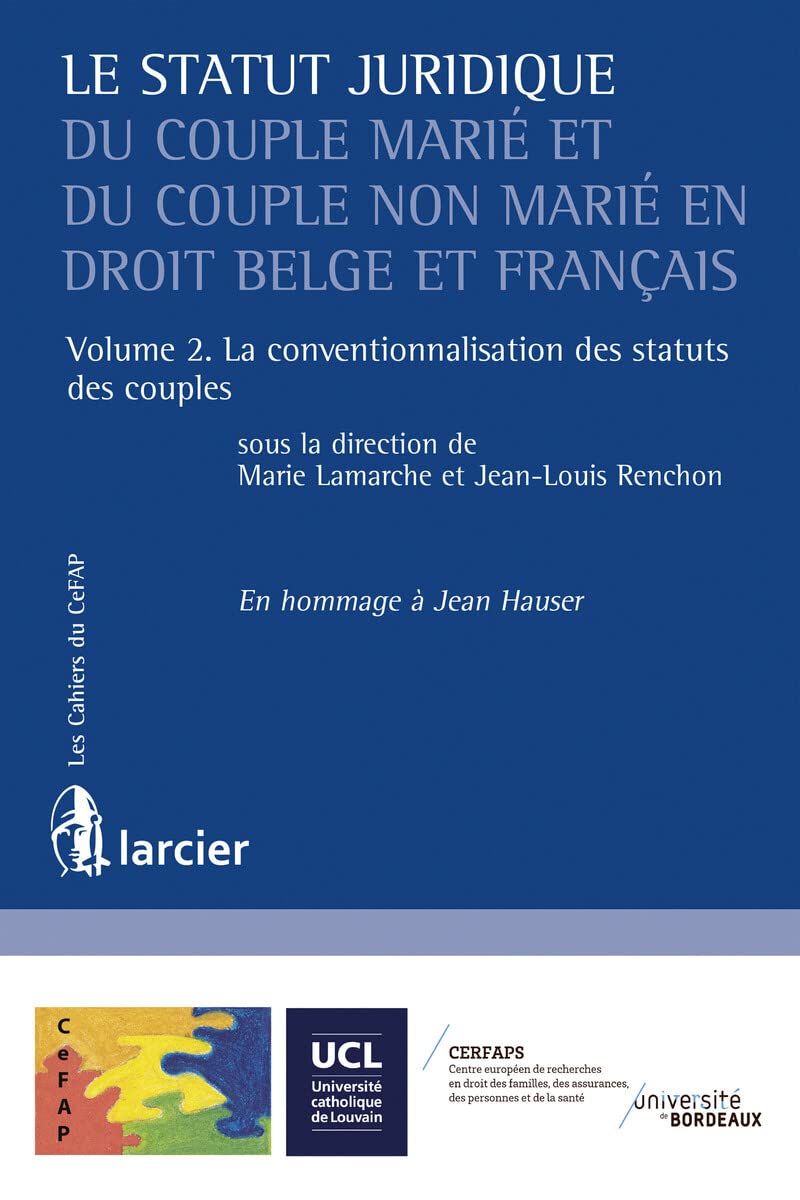 Amazon.in Buy Le statut juridique du couple marie et du couple non marie en droit belge et