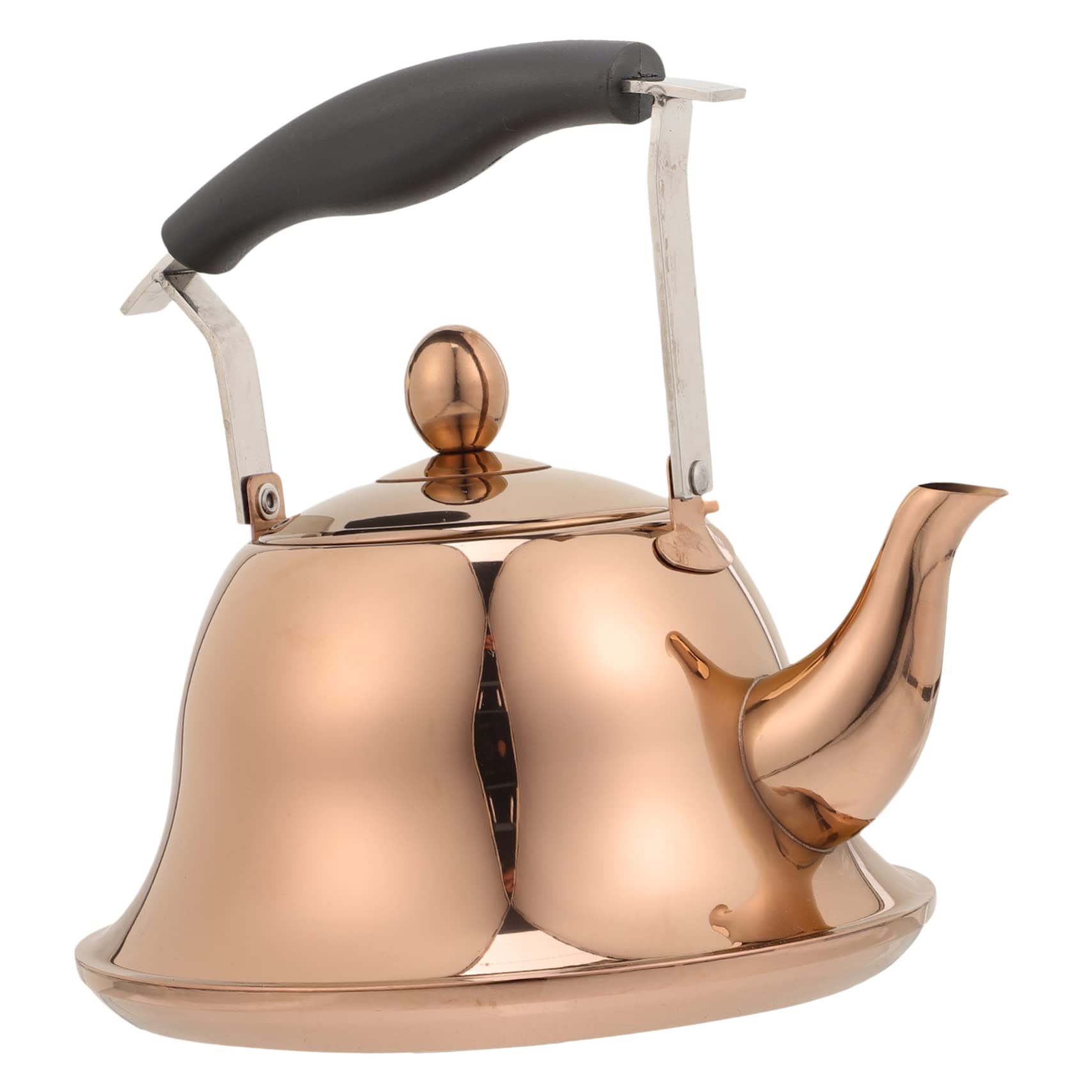 Teiera con fischio Bollitore Fornello Teiere teteras para hervir agua teiera con infusore Teiere con fischio Teiera da campeggio Teiera in metallo Riscaldatore per pentole bollente in acciaio inossi
