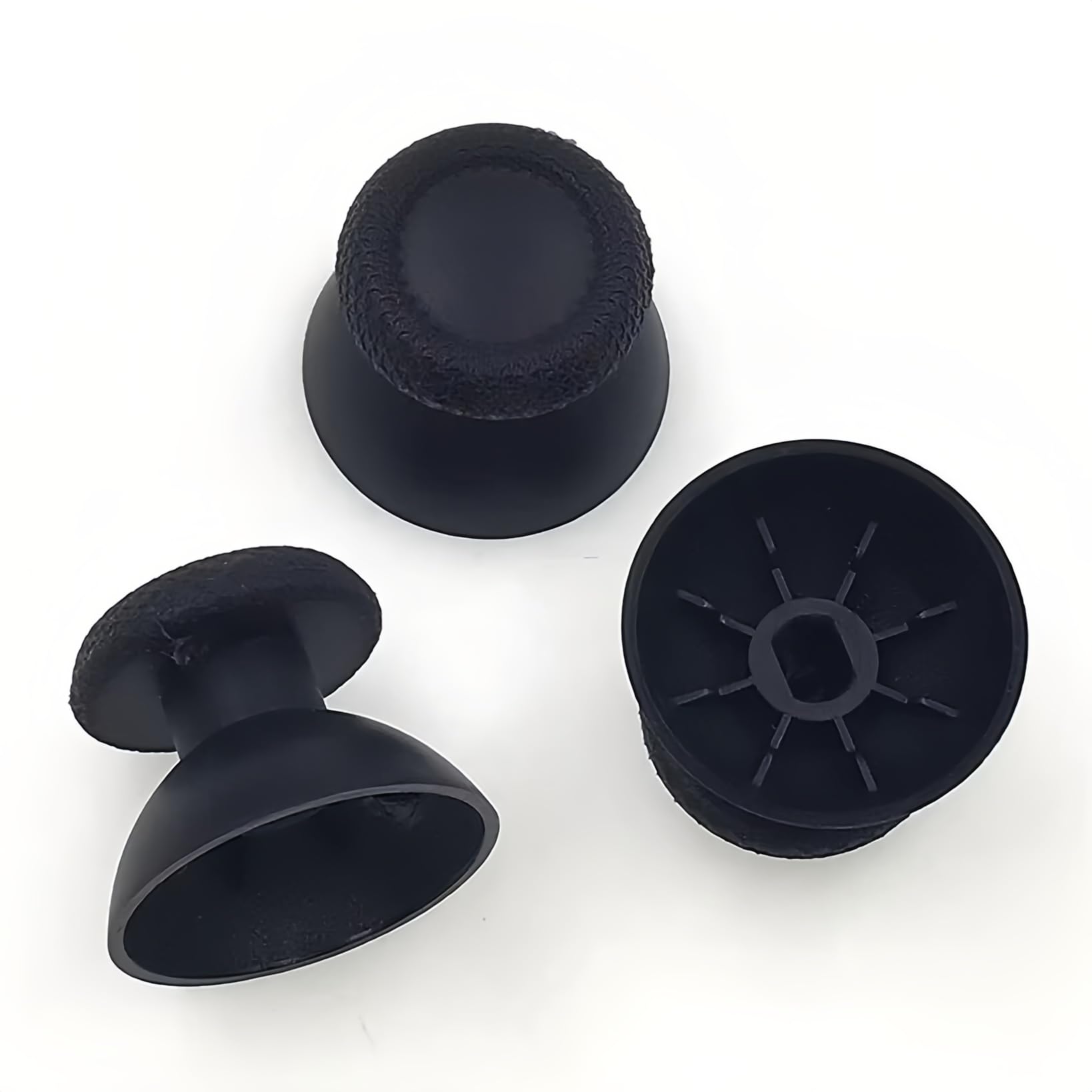 2 Pack Black Thumbsticks Replacement Kit for PS Portal, ToneBar Analog Stick Caps Button for PlayStation Portal Remote Player, Repair Accessories with Repair Tools - 4