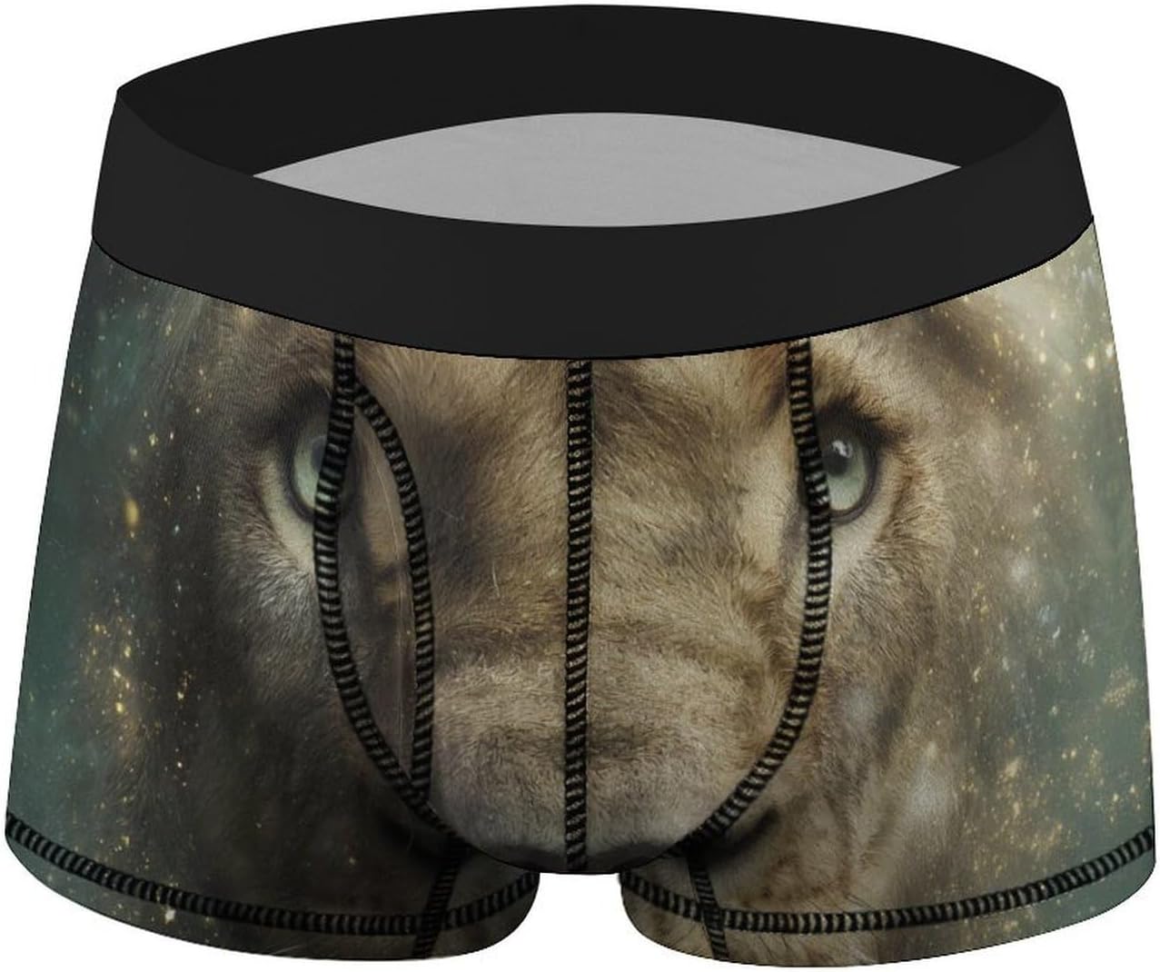 Fantasy Lion Novelty Men's Boxer Briefs Soft Breathable Underpants Trunks Stretch Underwear
