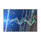 Candlestick Stock Market Chart Poster Canvas Wall Art Prints for Wall Decor Room Decor Bedroom Decor Gifts 08x12inch(20x30cm) Unframe-style