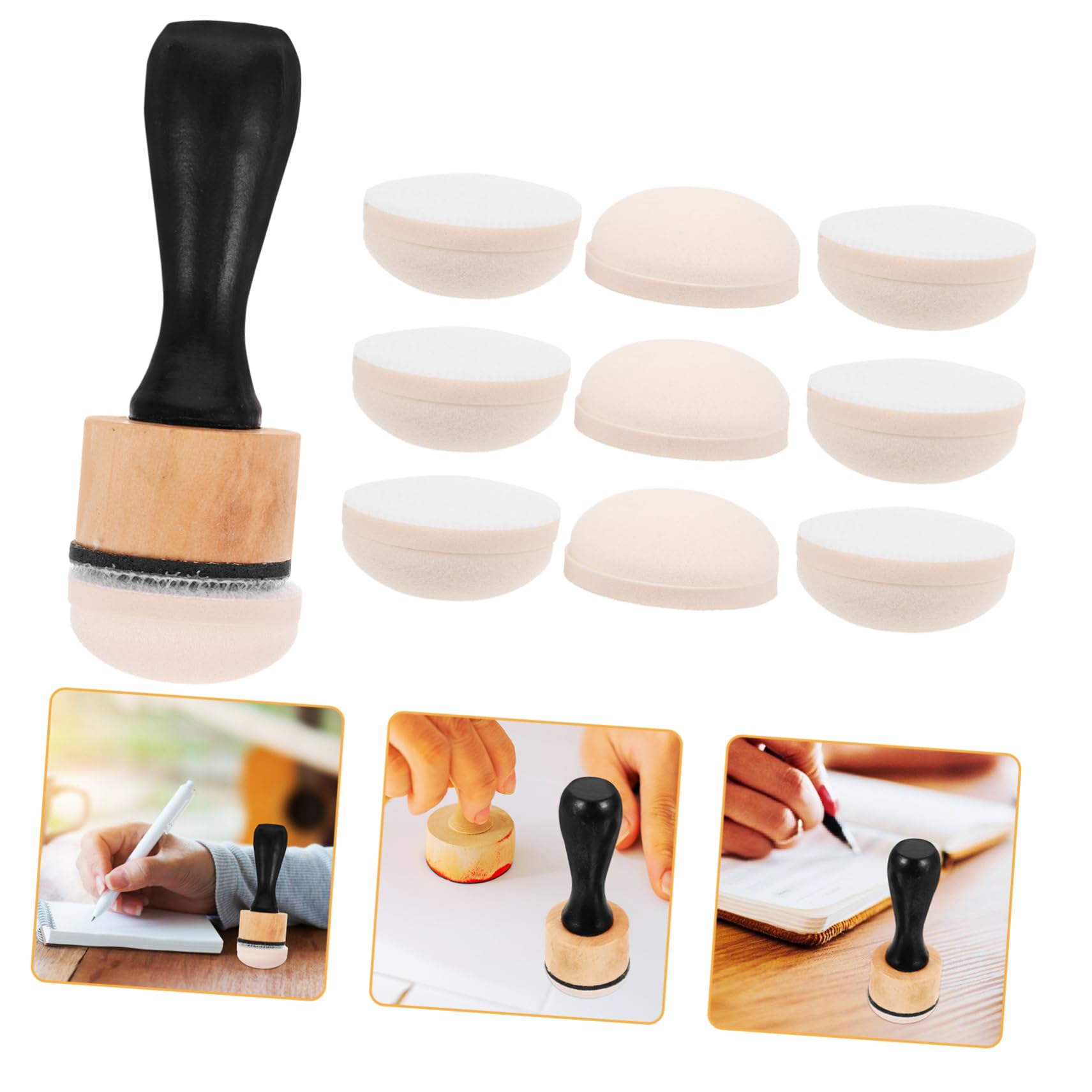SHINEOFI 5 Sätze Stempelschwamm kreativset Creative Set Pinsel stifte malerpinsel -Set Malerei malen Schwammstempel zeichnen Schwämme Schwammfarbe Mal-Kits Malutensilien Plastik