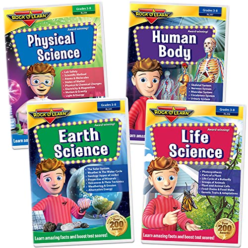 Science DVD Collection: Earth Science, Physical Science, Life Science, Human Body Science DVD Collection: Earth Science, Physical Science, Life Science, Human Body