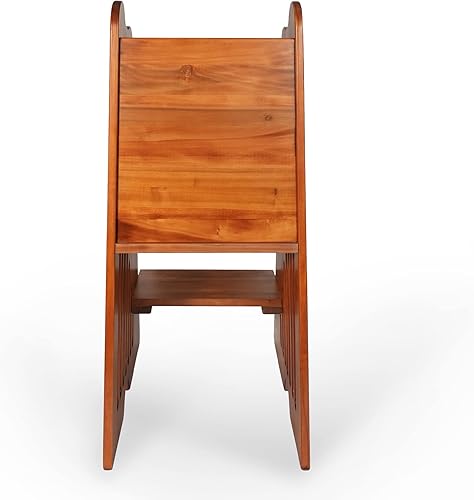 Miniatura 7 de CONSDAN Torre para niños pequeños, madera maciza cultivada en Estados Unidos, taburete de cocina para niños pequeños y niños, torre de pie con riel