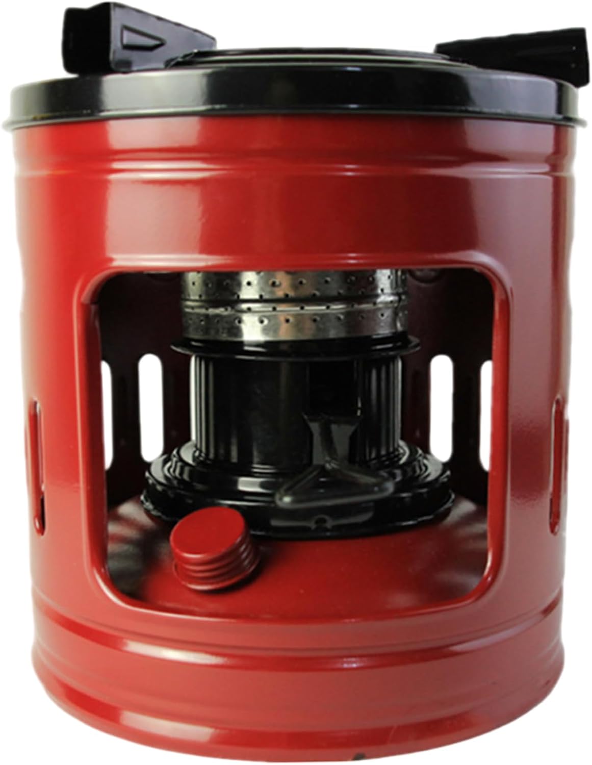 Kerosene Stove, 8.3x8.7" Iron Small Kerosene Heater with 8 Cotton Wick, Windproof Portable Indoor Burner Stove Camping Accessories for 2-4 People