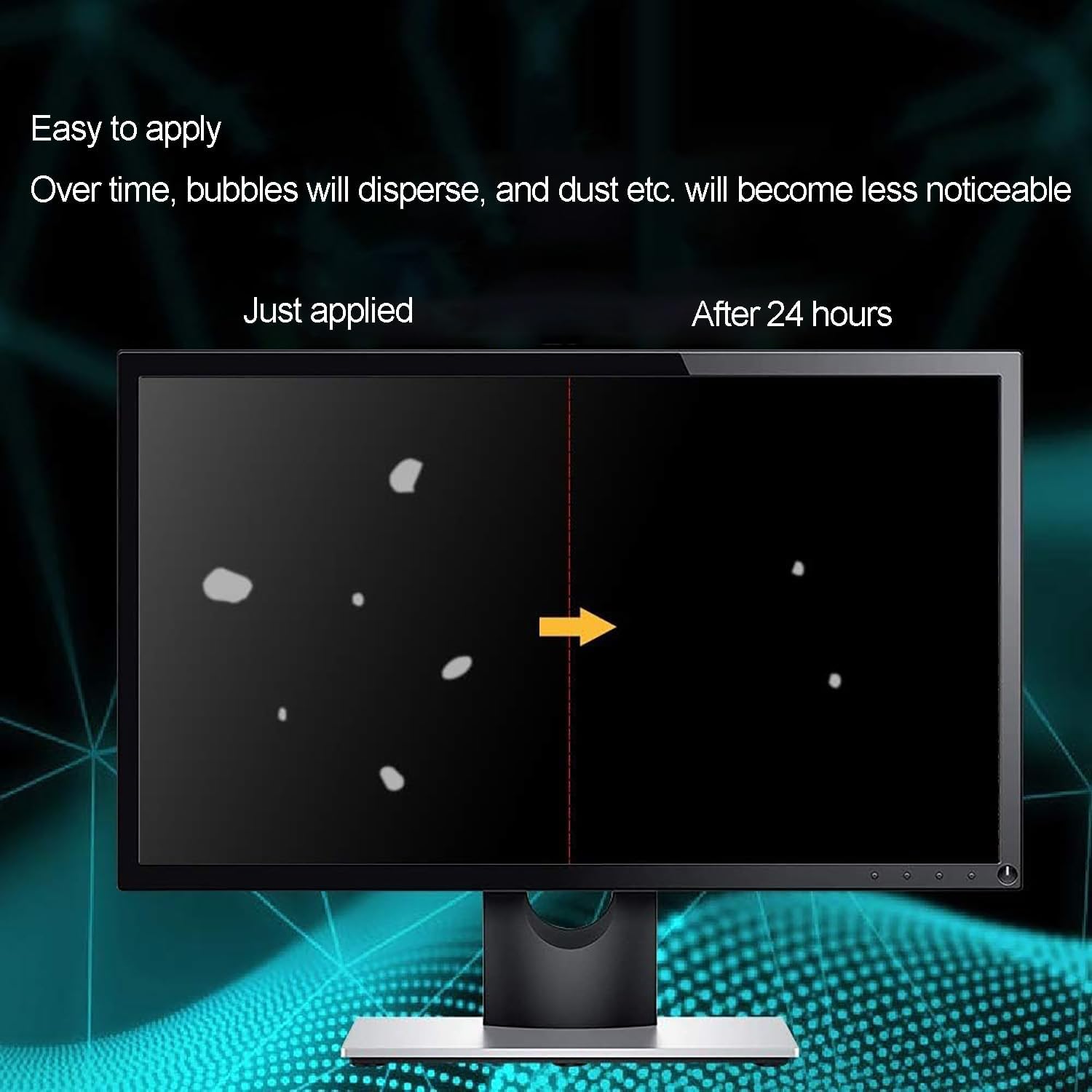 Computer Blue Light Blocking Screen Protector for Diagonal 23-27 inch Aspect Ratio 16:9 16:10 Desktop PC LED Monitor Anti Blue Light Screen Protector Film,23.6in 16:9