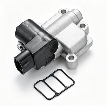 16022-RAA-A01 Idle Air Control Valve With Gasket Compatible with Honda Accord 2.4L 3.0L 2003-2005 Element 2.4L 2003-2006 Replace# AC533, 2H1414
