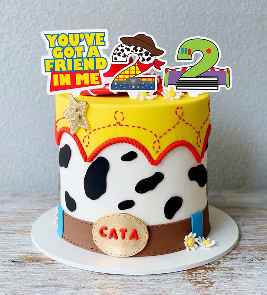 24pcs Two Infinity And Beyond Cupcake Toppers Toy Story Cupcake Toppers