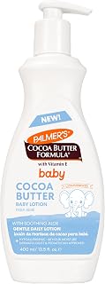 Palmer's Cocoa Butter Baby Lotion 13.5oz - Hypoallergenic 48Hr Moisturizer with Vitamin E, Aloe for Sensitive Skin, Dermatologist Tested