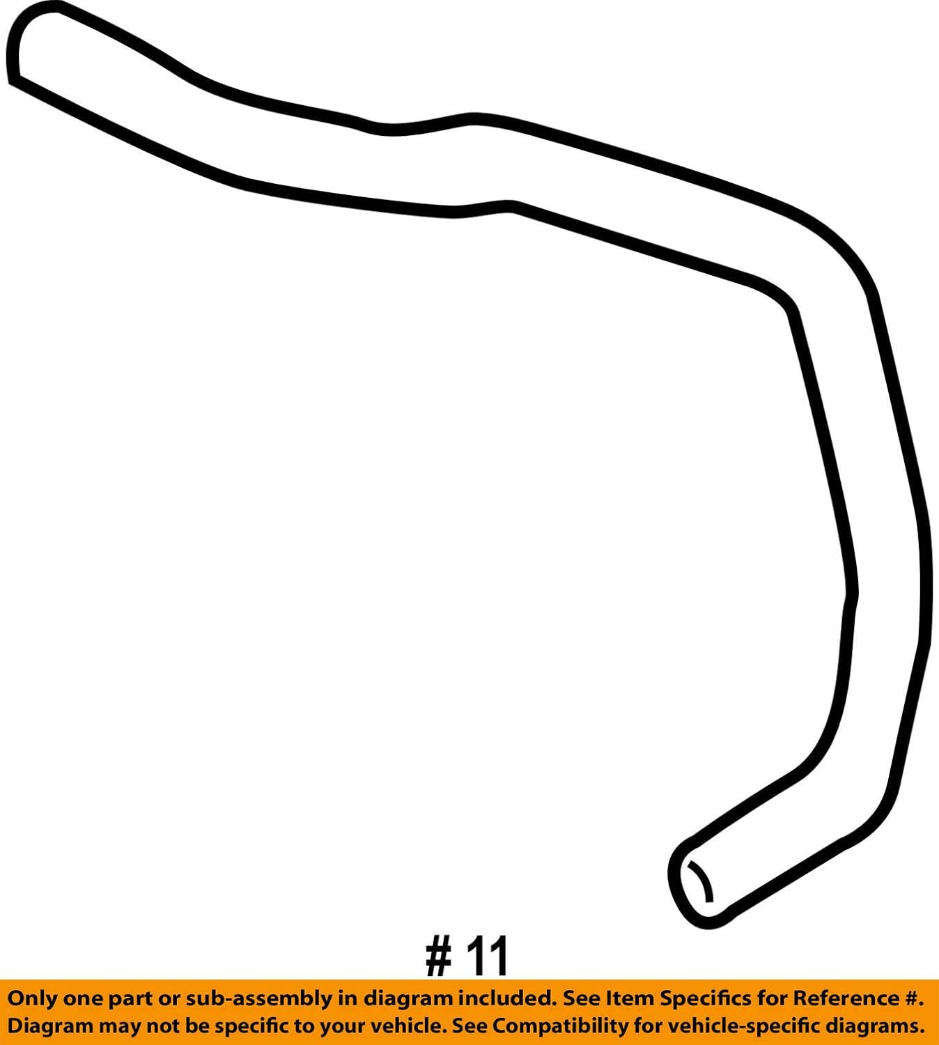 Toyota P/S Pump Reservoir Hose - 44348-08030