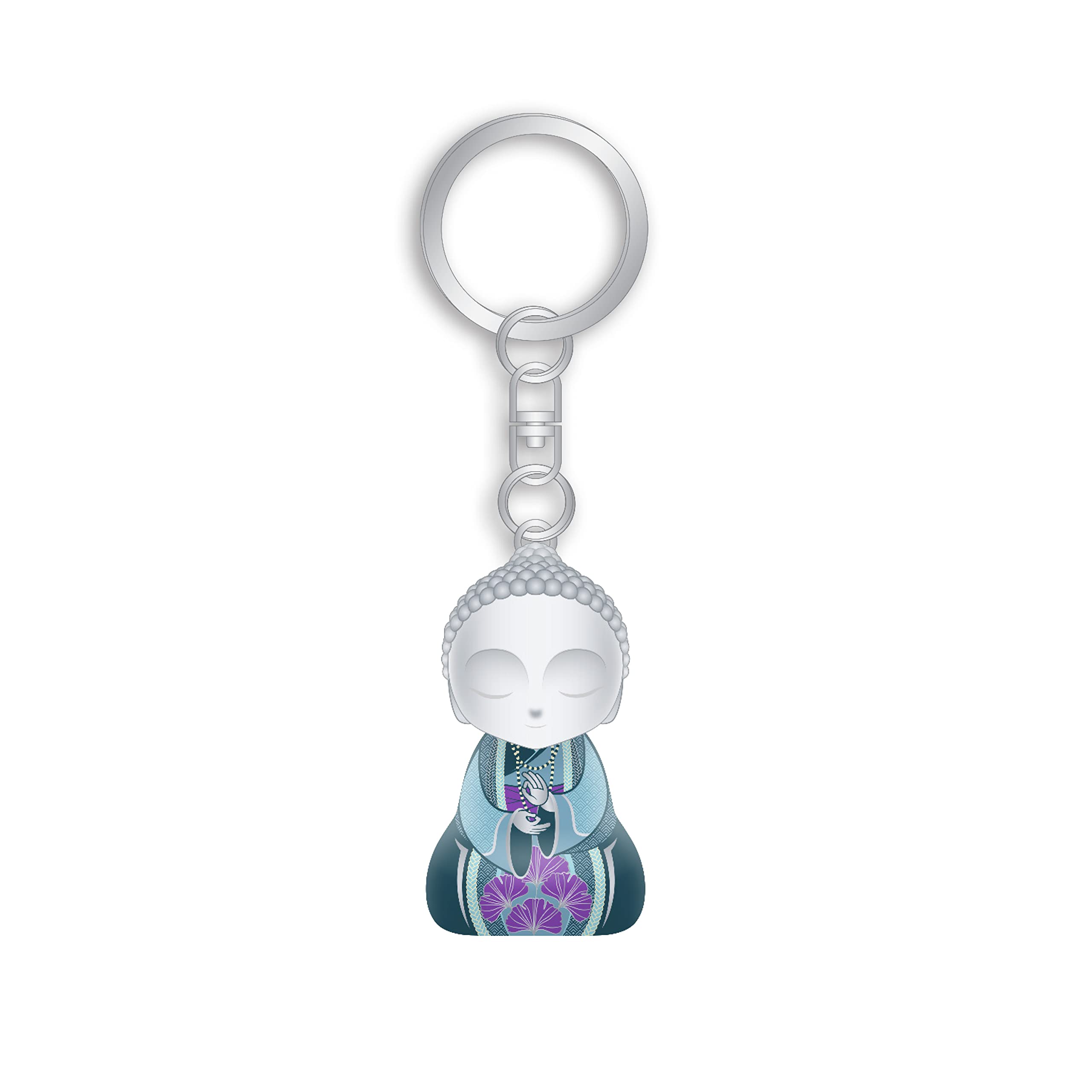 Aardbeienkwarts Boeddha hanger | bedels | edelsteen | zilver