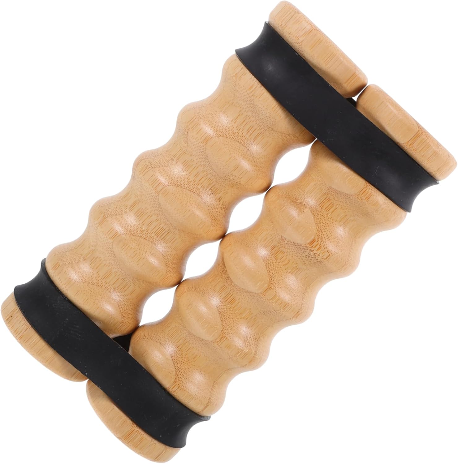 SUPVOX 2Pcs Adjustable Workout Stick with Wooden Handle Portable Resistance Bands for Home Gym for Strength Training Yoga and Joint Rehab Exercises