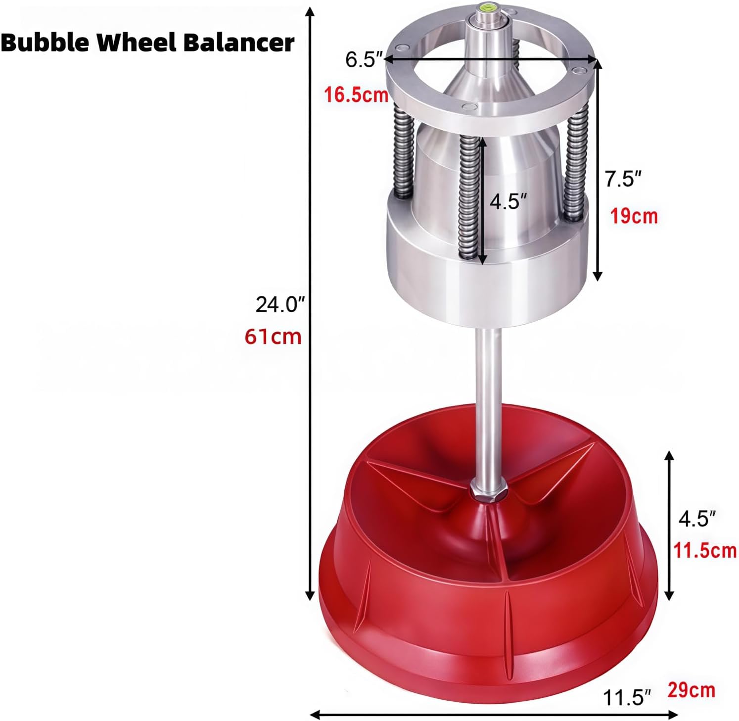 Heavy Duty Wheel Balancer for Cars & Trucks, Portable Bubble Level Tool, Perfect for Tire Repair & Maintenance, Essential for Auto Mechanics & DIY Enthusiasts