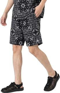[ブルコ] Tシャツ イージーショーツ バンダナ柄 WORK GARMENT 総柄 ショートパンツ 163-45-011 Mサイズ