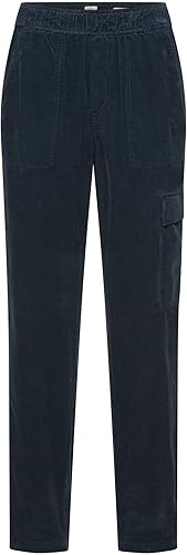 camel active 376265-6f37 Pantalón, Azul Oscuro, 34W / 30L Mujeres