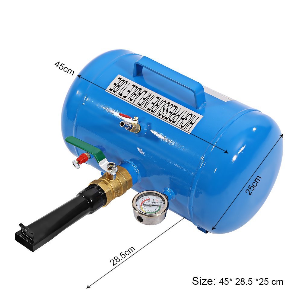 Compresseur à Air 12V - 6L - 150 PSI - Gonfleur Pneus Voiture, Vélos, Ballons - Avec Klaxon à Air Et Tuyau 3,8 M