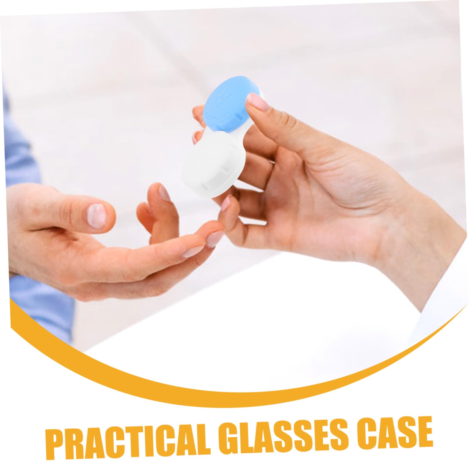 5 set Astuccio Per Lenti A Contatto Adorabile Organizer Per Lenti Contenitore Per Lenti Cosmetiche Custodia Da Viaggio Per Lenti Giornaliere Custodia Trasparente 12 pezzi*5