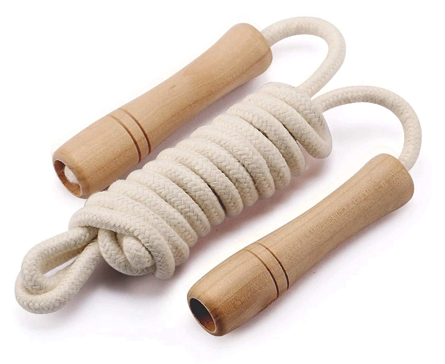 Chouhan Traders Cotton skipping rope/speed jump/fitness/jump/speed skipping/exercise/cotton jumping rope with wooden handle (White, XL) (B0DDH61HY4) Amazon Price History, Amazon Price Tracker