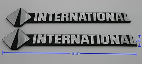 Miniatura 3 de Legion Part Store Aftermarket for International Side Emblem Set Plástico Ornamento Capucha Adhesivo 2EA