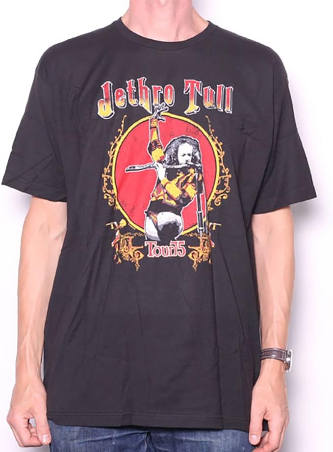 Jethro Tull T Shirt - Tour 75 100 