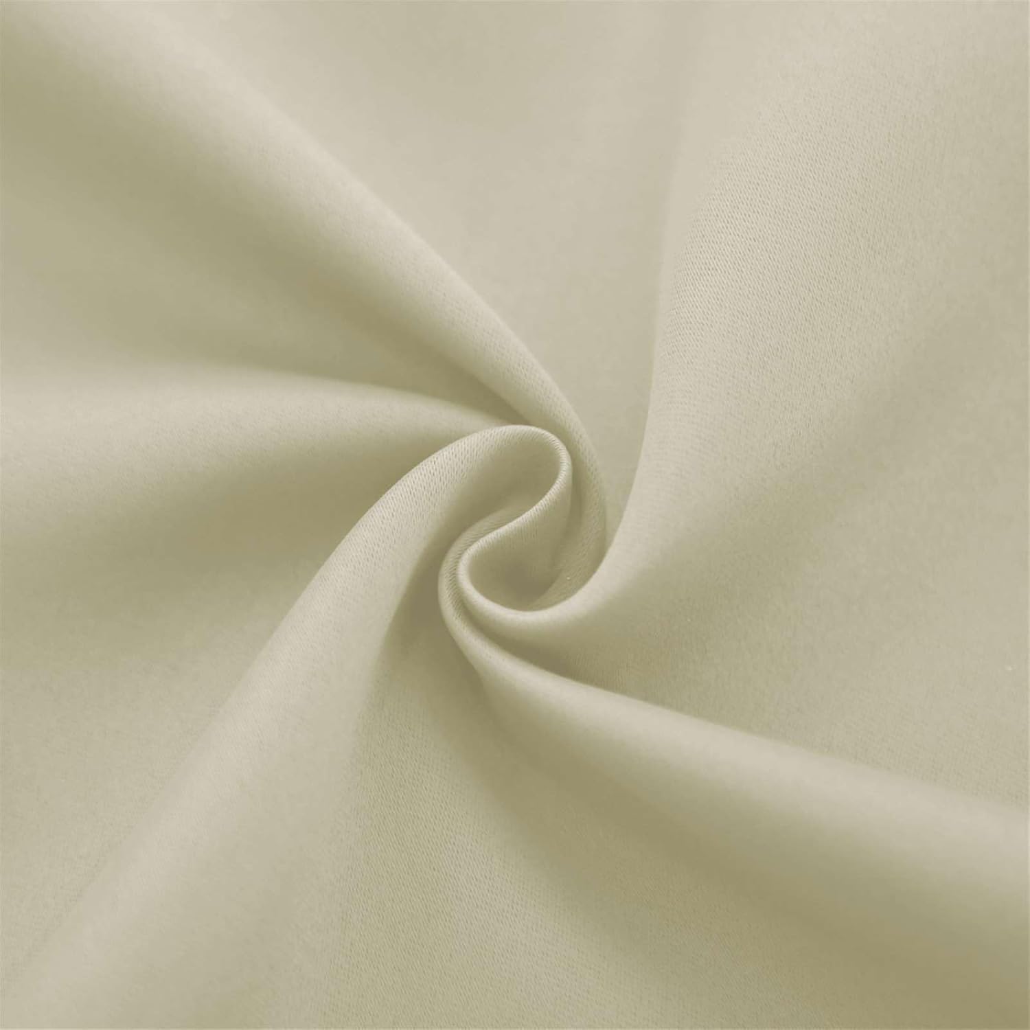 Waterproof Outdoor Curtains Detachable Sticky Tab Top Blackout Windproof Privacy Drapes for Porch, Pergola, Cabana Beige 1, W52 x L72