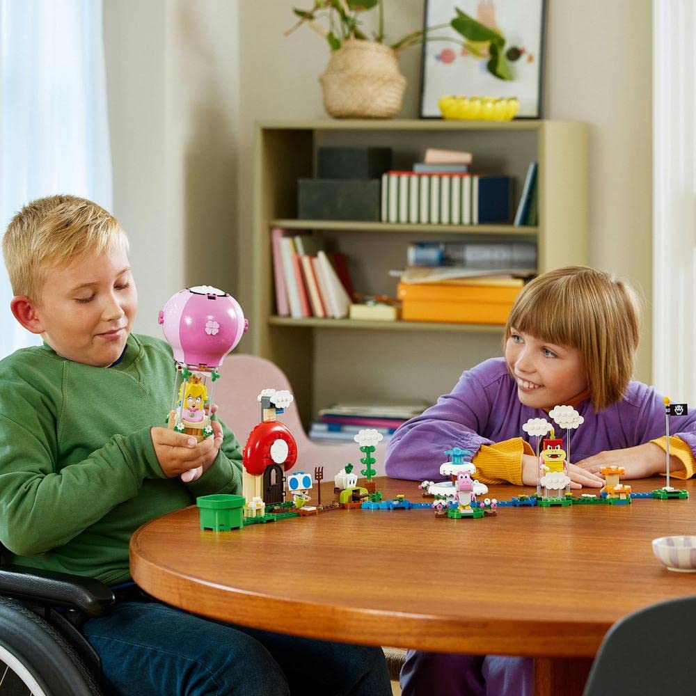 shyde品です！ Amazon.co.jp: レゴ スーパーマリオ ピーチ の 気球 で フワフワ